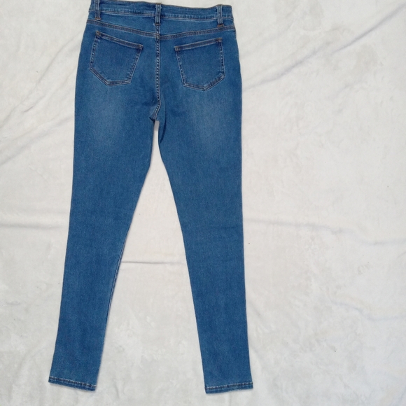 Aleteo Wang Water Repellant Stretch Denim Skinny Jeans size 10 - Picture 10 of 10